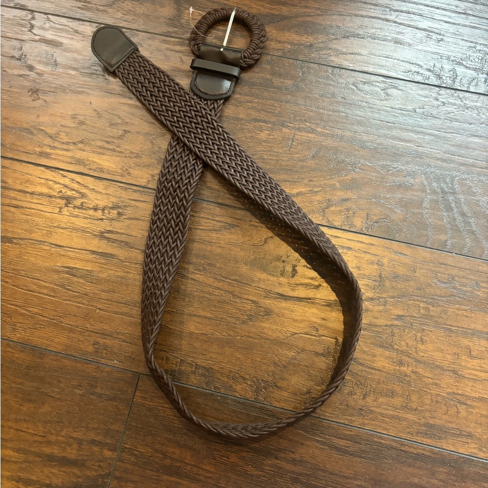 Brown 47 inch adjustable belt